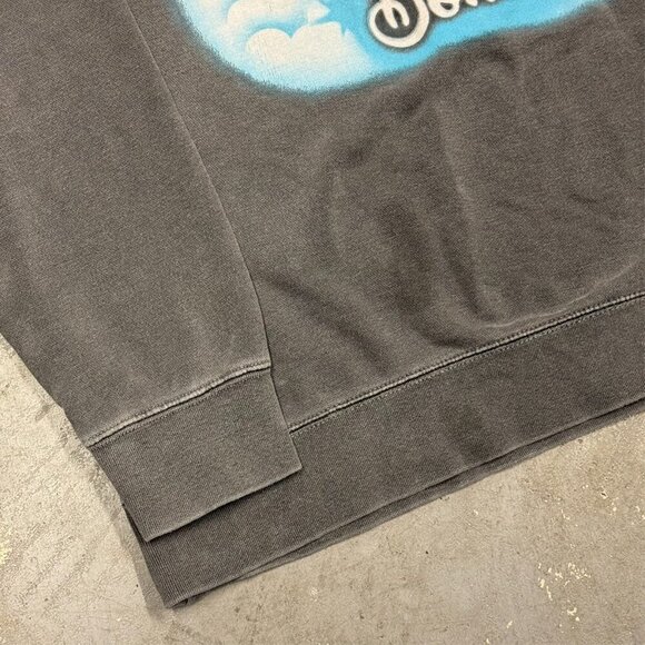 Team Sesh Bones "In Loving Memory" Graphic Crewneck Sweatshirt Merch Grey Large - Picture 5 of 8